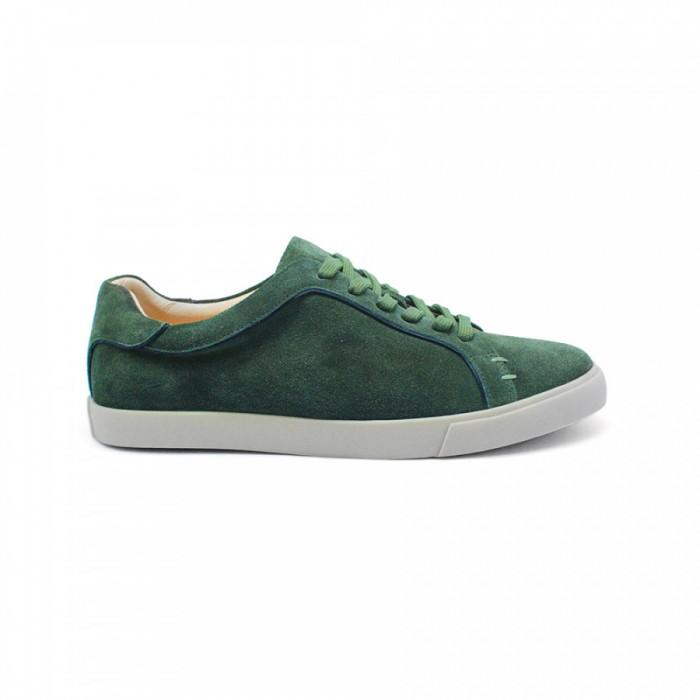 Кеды Loro Piana Freetime Walk Sneakers Green Suede