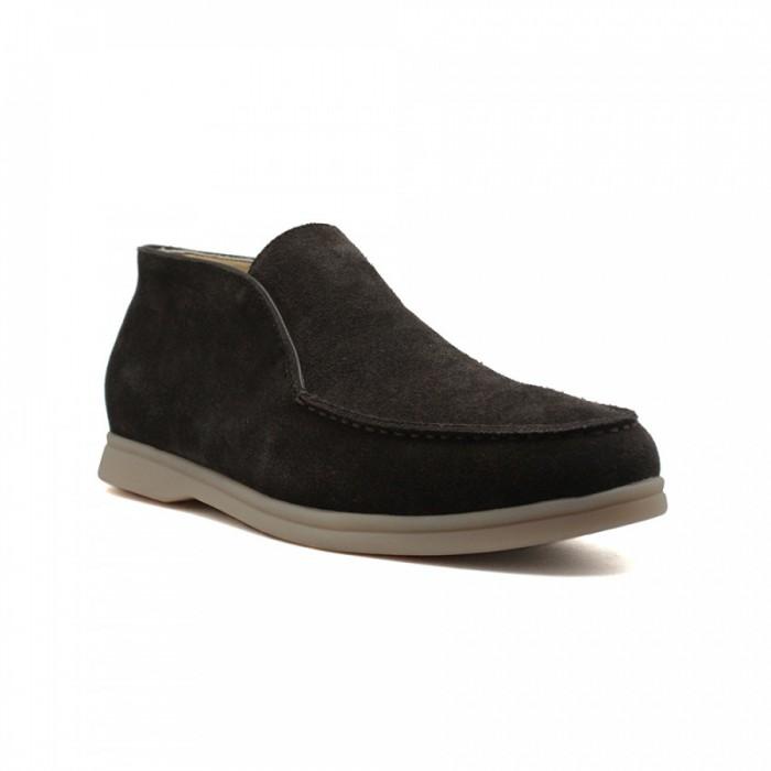 Ботинки Loro Piana Open Walk Chokolate Suede