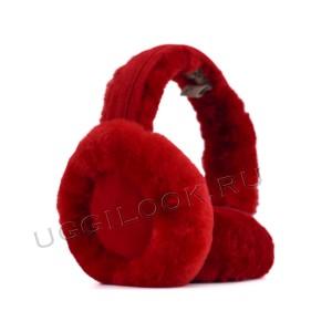 Меховые наушники Earmuff Красные