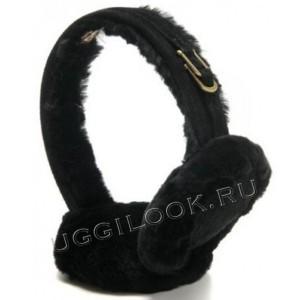 Меховые наушники Earmuff Черные