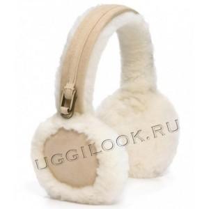 Меховые наушники Earmuff Бежевые