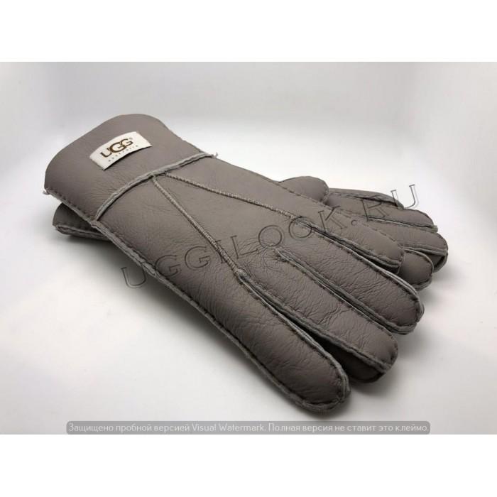 UGG Ladies Gloves Gray Metallic