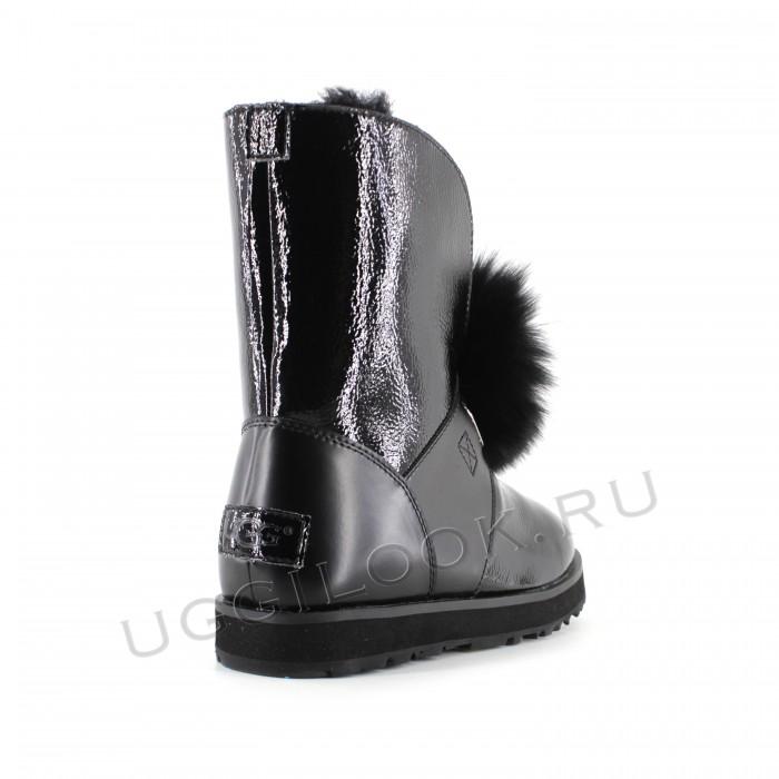 Classic Isley Patent Waterproof Boot Black