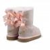 Bailey Bow II Boot for Kids Pink