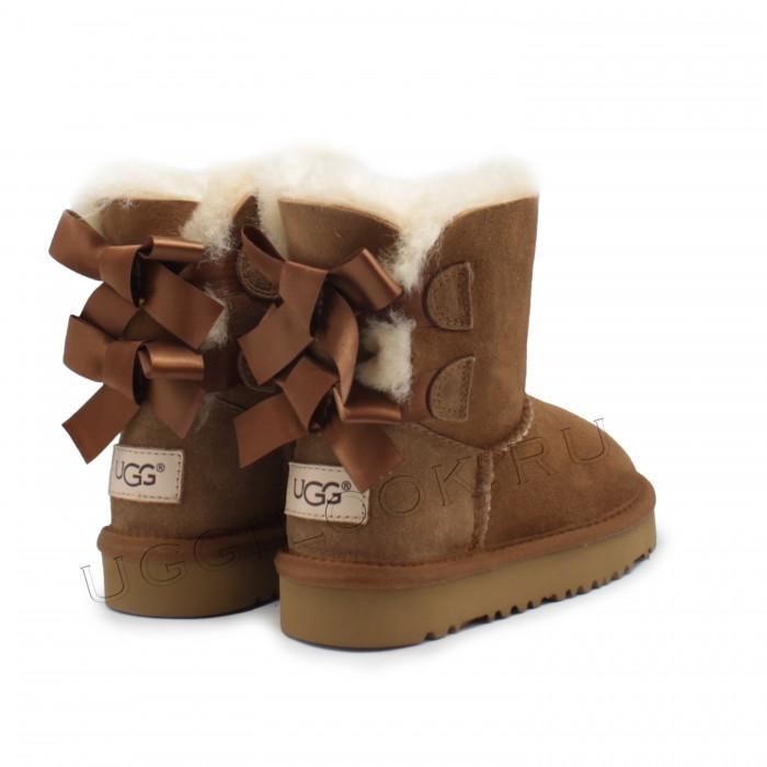 Bailey Bow II Boot for Kids Chestnut