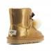 Gita Bow Boot for Kids Metallic Gold