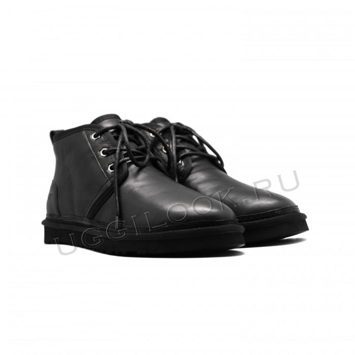 Neumel Boot for Men Leather Black