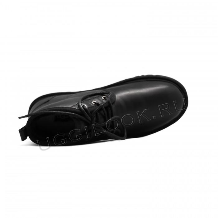 Neumel Boot for Men Leather Black