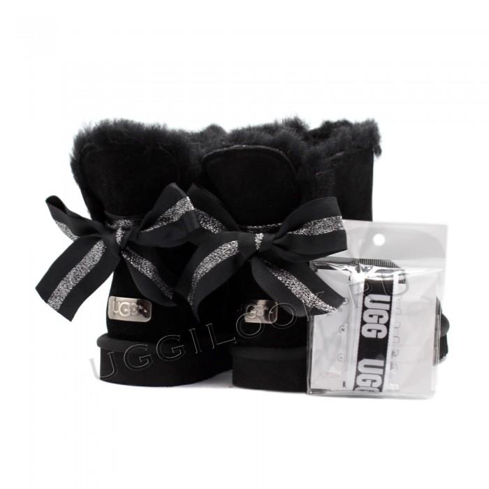 Mini Bailey Bow Customizable Black