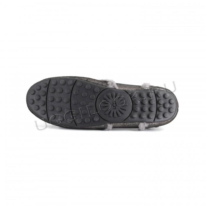 Hailey Metallic Slipper Gunmetal