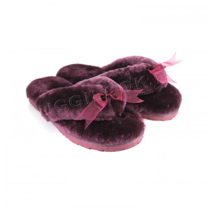 Fluff Flip Flop Maroon