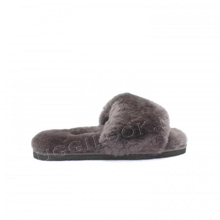 Fluff Slides Slipper Chocolate