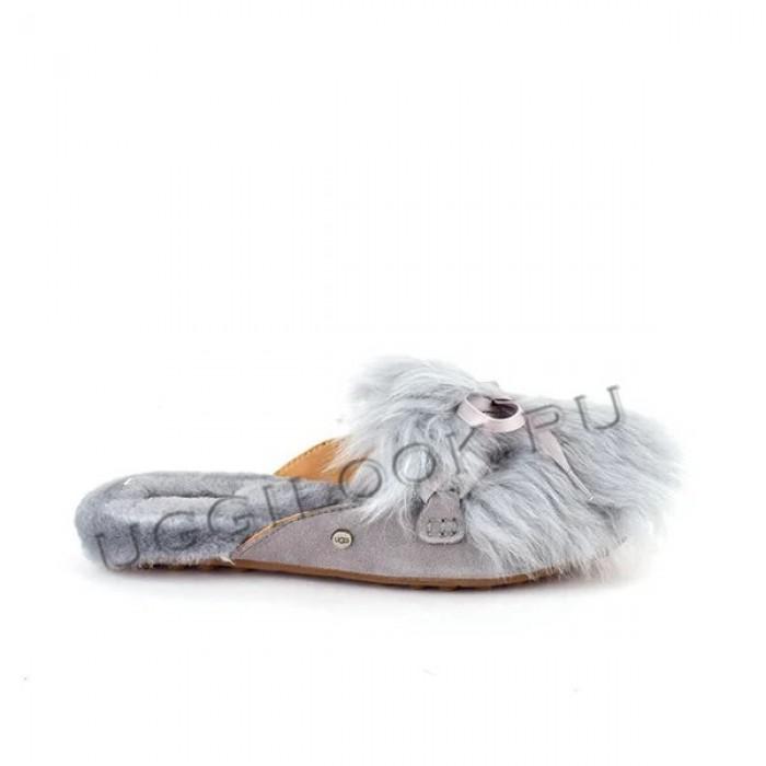 Shaine Fluff Slipper Grey