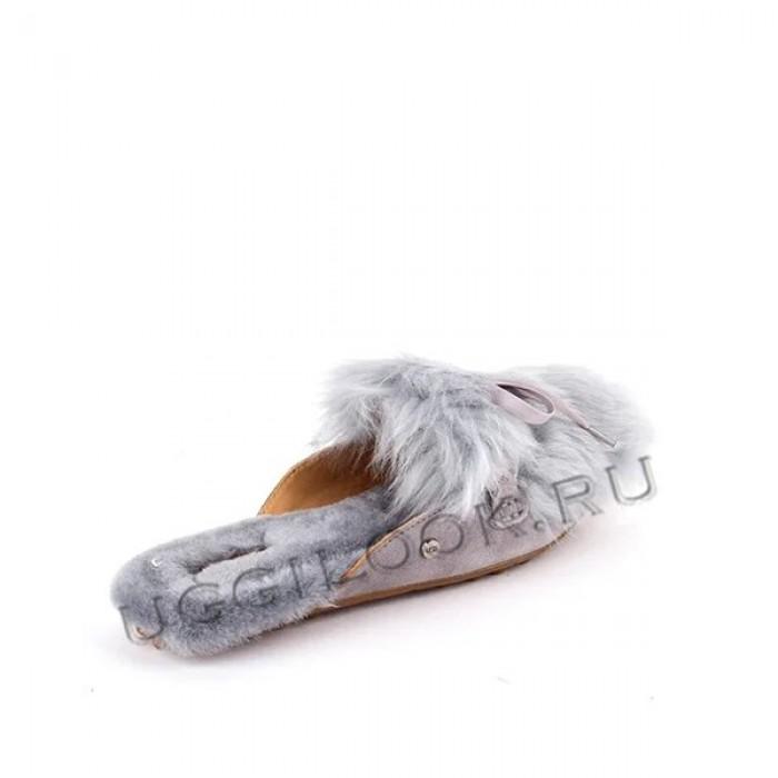 Shaine Fluff Slipper Grey