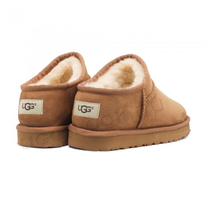 Угги низкие слипперы рыжие Classic SLIPPER TASMAN chestnut